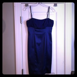 Blue cocktail dress